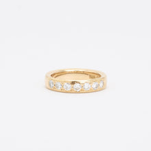 Ring with diamond (0.51 ct) in 18K Gold size 5 | Vintage Solid Gold