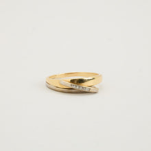 Ring in 14K Gold and white gold size 10¾ | Solid Gold | Quality Fine