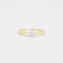 Chanti Ring with diamond (0.11 ct) in 14K Gold size 6¾ | Vintage