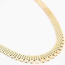 Brick Necklace in 14K Gold, 16.14 inches | Real Genuine Gold