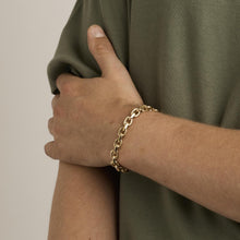 Anchor chain Bracelet in 14K Gold, 7.48 inches | Solid Gold | Quality