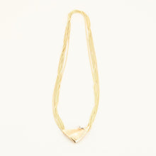 Ole Lynggaard Snake chain Necklace with diamond (0.07 ct) in 14K Gold