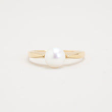 Ring with and pearl in 14K Gold size 10¾ | Real Genuine Gold