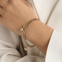 Bismarck Bracelet in 14K Gold, 7.87 inches | Vintage Solid Gold