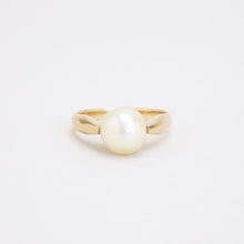 Ring with and pearl in 14K Gold size 6½ | Solid Gold | Quality Fine