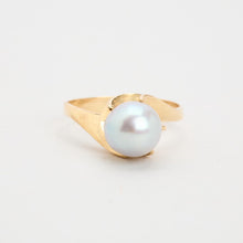 Ring with and pearl in 14K Gold size 6½ - 6¾ | Real Genuine Gold