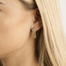 Boucles d'oreilles en or 14 carats, 2,5 cm | Or véritable | Qualité supérieure