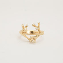 Per Borup Ring with diamond (0.09 ct) in 14K Gold size 8 | Solid