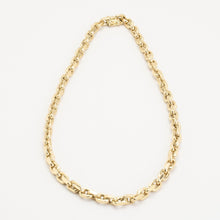 Anchor chain Necklace in 14K Gold, 18.9 inches | Real Genuine Gold
