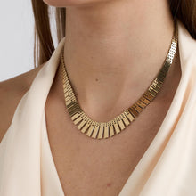 Brick Necklace in 14K Gold, 15.94 inches | Solid Gold | Quality Fine