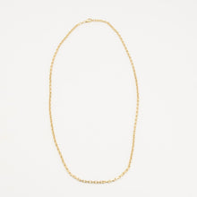 BNH Ankerkette Halskette aus 14 Karat Gold, 23,82 Zoll | Vintage Massiv