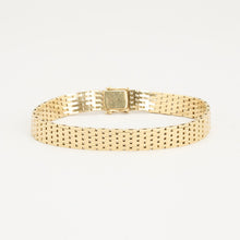 Brick Bracelet in 14K Gold, 7.28 inches | Real Genuine Gold | Quality