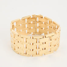 Block Bracelet in 14K Gold, 7.28 inches | Real Genuine Gold