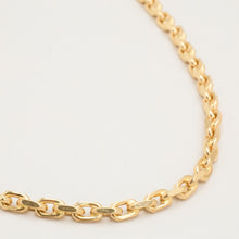 Anchor chain Necklace in 14K Gold, 17.32 inches | Solid Gold