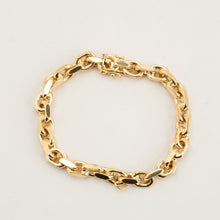 Anchor chain Bracelet in 14K Gold, 7.68 inches | Solid Gold | Premium