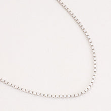 Venezia Necklace in 14K White gold, 15.35 inches | Vintage Solid Gold