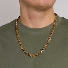 Anchor chain Necklace in 14K Gold, 23.62 inches | Real Genuine Gold