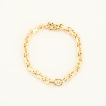 Anchor chain Bracelet in 8K Gold, 7.28 inches | Vintage Solid Gold