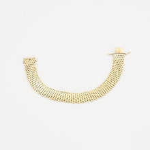 Brick Bracelet in 14K Gold, 7.28 inches | Solid Gold | Quality Fine