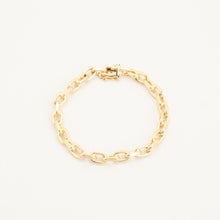 Anchor chain Bracelet in 14K Gold, 6.89 inches | Real Genuine Gold