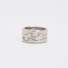 Georg Jensen Ring in 18K White gold size 5¾ - 6 | Vintage Solid Gold