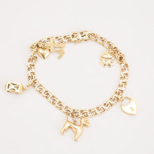 Bismarck Bracelet with and pearl in 14K Gold, 7.48 inches | Real