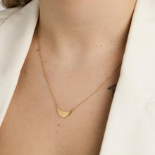 Dulong Anchor chain Necklace with diamond (0.03 ct) in 18K Gold, 18.31