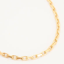 Anchor chain Necklace in 14K Gold, 27.56 inches | Solid Gold | Fine