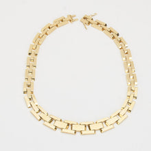 Block Necklace in 14K Gold, 15.35 inches | Solid Gold | Quality Fine