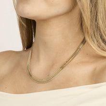 Curb Necklace in 14K Gold, 16.54 inches | Real Genuine Gold | Quality