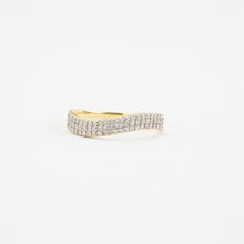 Ring with and sapphire in 18K Gold size 6¾ | Solid Gold | Quality