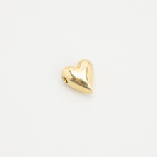 Heart Charm in 14K Gold, 0.39 inches | Solid Gold | Quality Fine