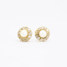 Earrings with diamond (1.39 ct) in 14K Gold, 0.51 inches | Real