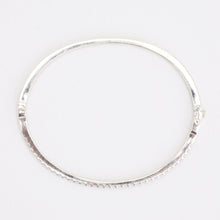 Bucherer Bangle with diamond (1 ct) in 18K White gold, 2.36 inches