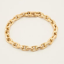 Anchor chain Bracelet in 14K Gold, 8.86 inches | Solid Gold | Quality