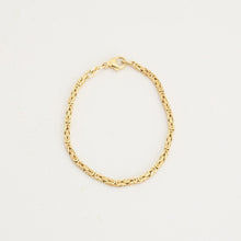BNH Byzantinisches Kettenarmband aus 14 Karat Gold, 7,48 Zoll | Echt