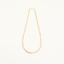 Byzantine chain Necklace in 14K Gold, 22.05 inches | Vintage Solid