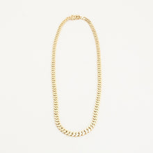Curb Necklace in 14K Gold, 17.13 inches | Solid Gold | Minimalistic