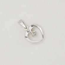 Elegant 18K White Gold Diamond Pendant, 0.03 CT Solitaire, Dainty 0.59-inch Jewel, Timeless Design