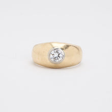 Ring with diamond (0.31 ct) in 14K Gold size 8 - 8½ | Solid Gold