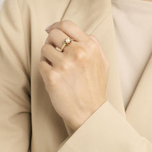 Minimalist Style 14K Solid Gold Ring, Size 6, Elegant Simplistic Gold Band, Modern Gold Jewelry
