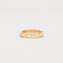 Chaumet Ring with diamond (0.31 ct) in 18K Rose gold size 4