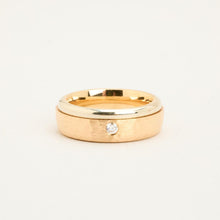 Ring with diamond (0.05 ct) in 14K Gold size 6½ | Solid Gold