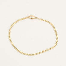 Curb Bracelet in 8K Gold, 7.87 inches | Solid Gold | Minimalistic
