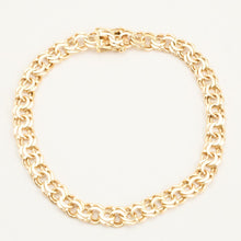Bismarck Bracelet in 14K Gold, 7.87 inches | Real Genuine Gold | Fine