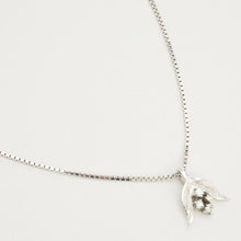 Venezia Necklace with diamond (0.01 ct) in 14K White gold, 15.75