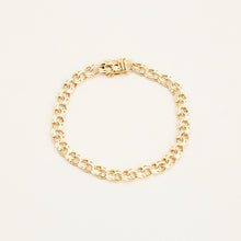 Bismarck Bracelet in 14K Gold, 7.48 inches | Vintage Solid Gold