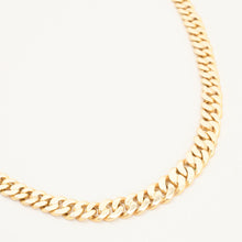 Curb Necklace in 14K Gold, 16.93 inches | Solid Gold | Minimalistic