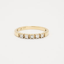 Ring with and Zirconia in 8K Gold size 7¼ | Real Genuine Gold