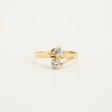 Ring mit Zirkonia in 14K Gold Größe 7¾ | Massivgold